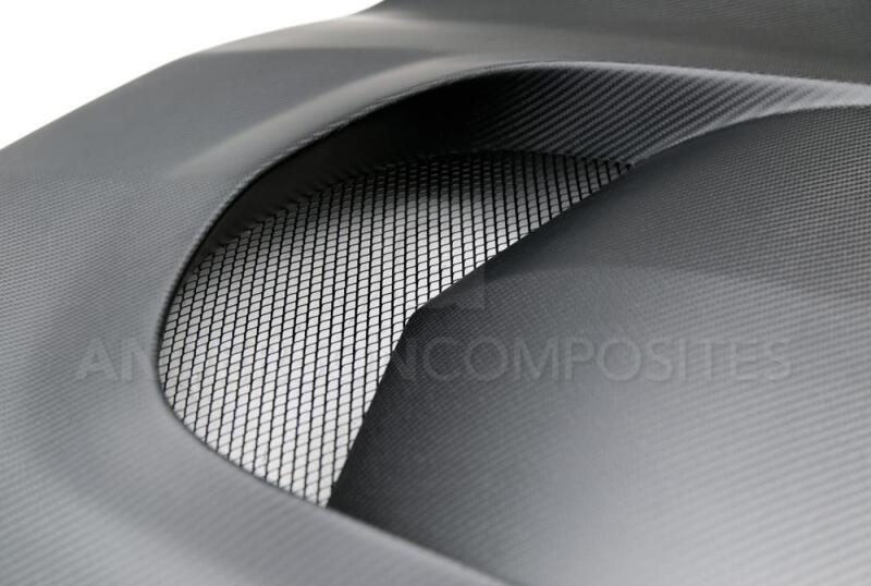 Chevrolet Corvette C7 Stingray Hood - Anderson Composites - Dry Carbon Fiber - Matte - `14-`19